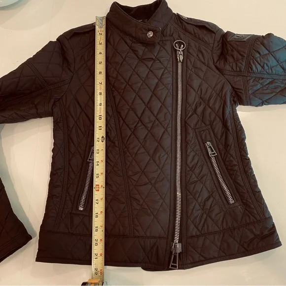 Belstaff London women’s moto motorcycle jacket coat size EU 40 US 6 xs-s black